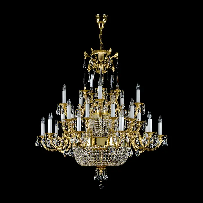 Lámpara de araña de cristal CT16 | 28 luces