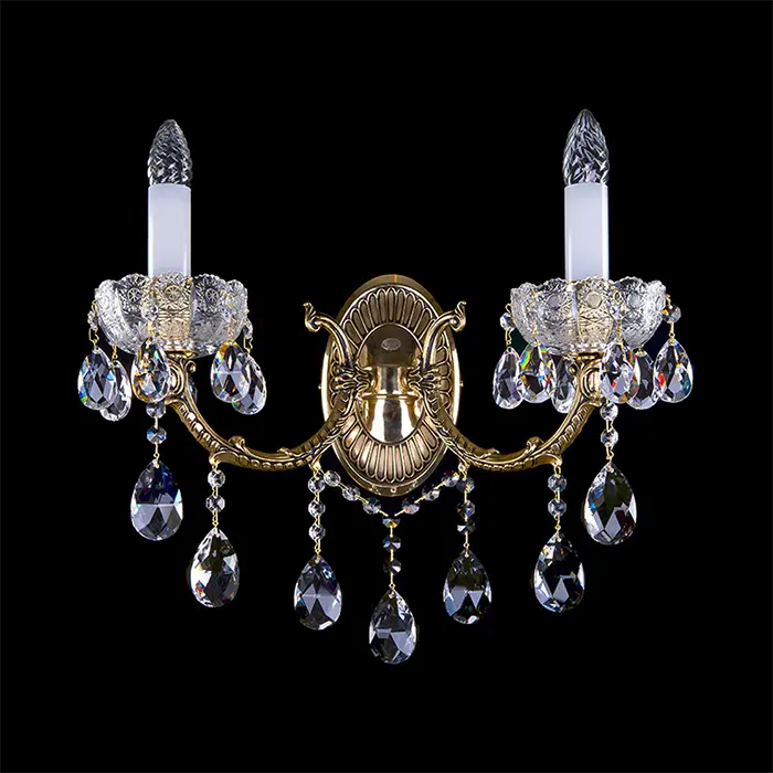 Lámpara de araña de cristal CT24 | 2 luces
