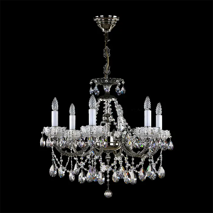 Aplique de pared de cristal CT25 | 6 luces
