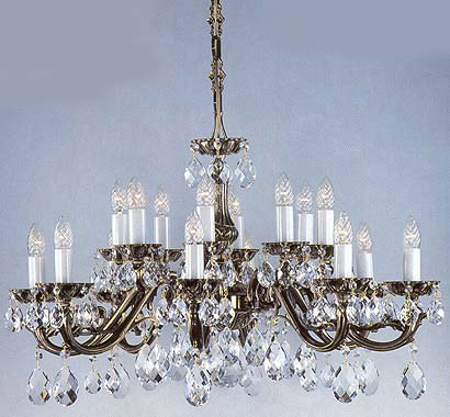 Lámpara de araña de cristal CT9 | 16 luces